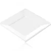 Assiette Carr E Plastique Blanche 18 Cm X 12 Pi Ces