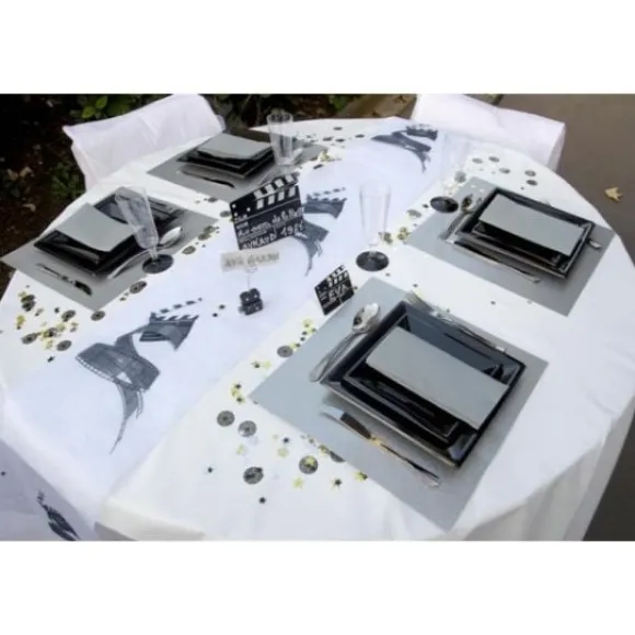 Assiette Carr E Plastique Blanche R Utilisable 23Cm X12