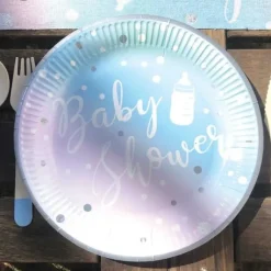 Assiette Carton Baby Shower X 8 Pi Ces