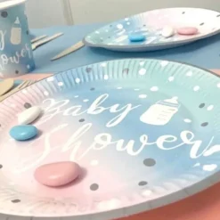 Assiette Carton Baby Shower X 8 Pi Ces