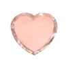Assiette Carton Coeur Rose Gold X 6 Pi Ces