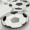 Assiette Carton Football 23Cm X 10 Pi Ces