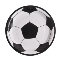 Assiette Carton Football 23Cm X 10 Pi Ces