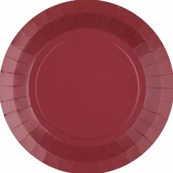 Assiette De Noel En Carton Couleur 23Cm Cm X 10 Pi Ces