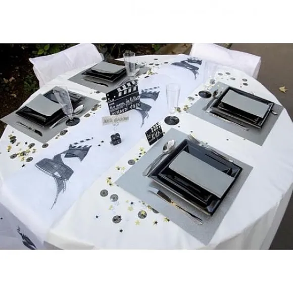 Assiette De Noel Jetable Carr E 23 Cm X 12 Pi Ces