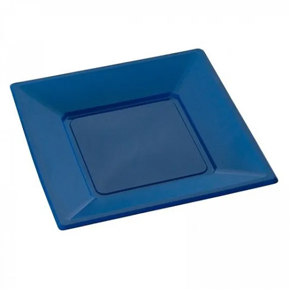 Assiette De Noel Jetable Carr E 23 Cm X 12 Pi Ces