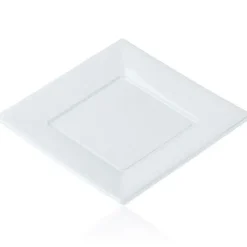 Assiette De Noel Jetable Carr E 23 Cm X 12 Pi Ces