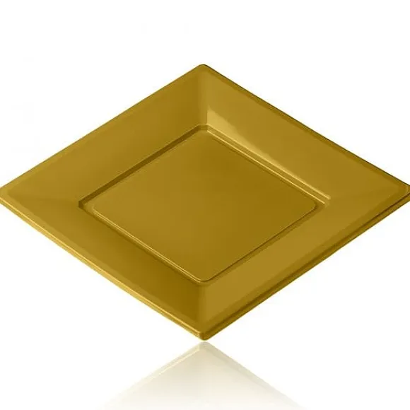 Assiette De Noel Jetable Carr E 23 Cm X 12 Pi Ces