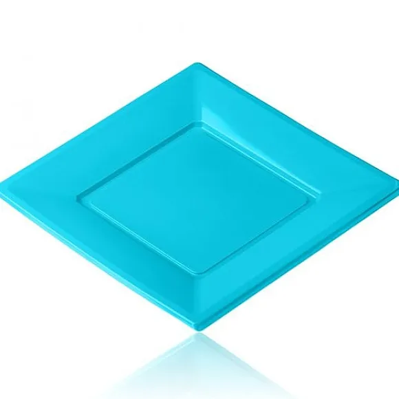 Assiette De Noel Jetable Carr E 23 Cm X 12 Pi Ces