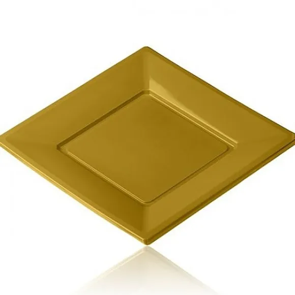 Assiette De Noel Jetable Carr E 23 Cm X 12 Pi Ces