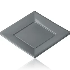 Assiette Dessert De Noel Carr En Plastique Rigide X 12 Pi Ces