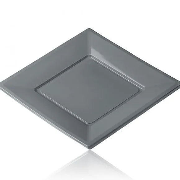 Assiette Dessert De Noel Carr En Plastique Rigide X 12 Pi Ces