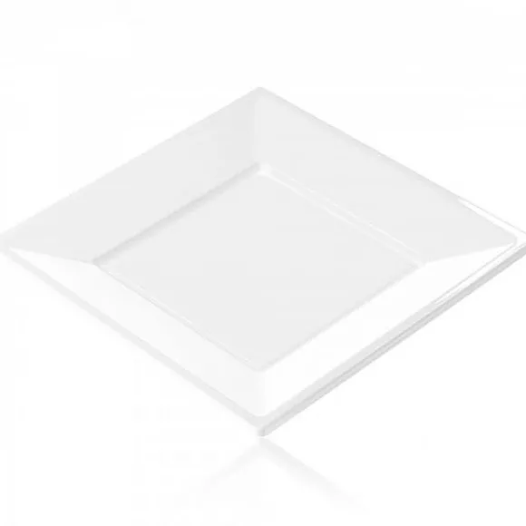 Assiette Dessert De Noel Carr En Plastique Rigide X 12 Pi Ces