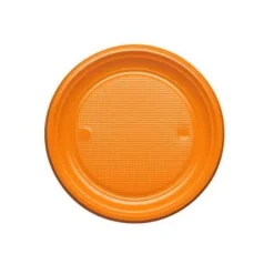 Assiette Dessert En Plastique Ronde 17Cm Couleur X 25 Pi Ces