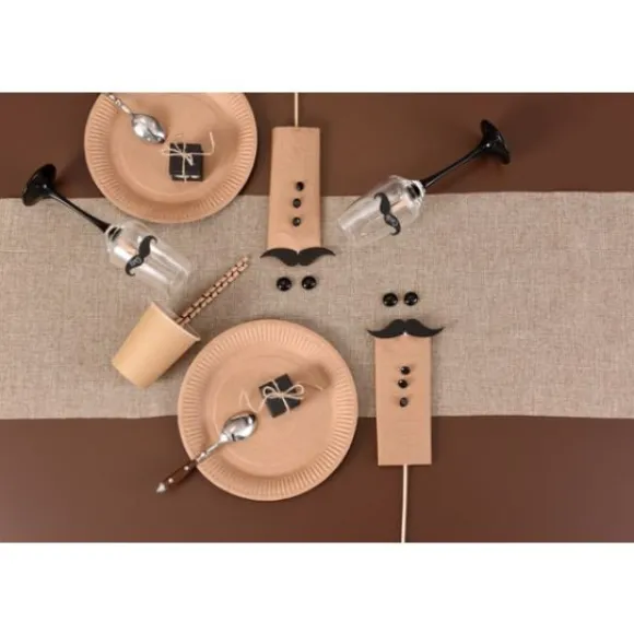 Assiette En Carton Kraft Naturel 23Cm X 50 Pi Ces