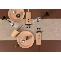 Assiette En Carton Kraft Naturel 23Cm X 10 Pi Ces