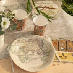 Assiette En Carton Voyage 23Cm X 10 Pi Ces