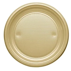 Assiette En Plastique Ronde 22Cm Couleur X 20 Pi Ces