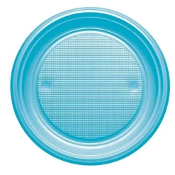 Assiette En Plastique Ronde 22Cm Couleur X 20 Pi Ces