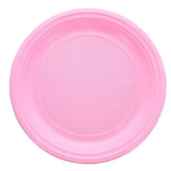 Assiette En Plastique Ronde 22Cm Couleur X 20 Pi Ces
