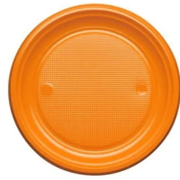 Assiette En Plastique Ronde 22Cm Couleur X 20 Pi Ces