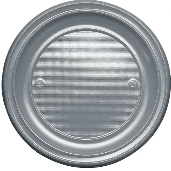 Assiette En Plastique Ronde 22Cm Couleur X 20 Pi Ces