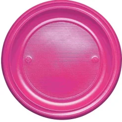 Assiette En Plastique Ronde 22Cm Couleur X 20 Pi Ces