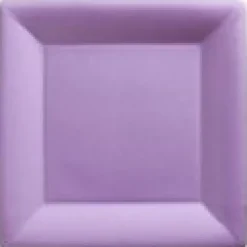 Assiette Plastique Carr E Parme R Utilisable 18 Cm X 12 Pi Ces