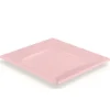 Assiette Plastique Carr E Rose Claire R Utilisable 23 Cm X 12 Pi Ces
