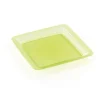 Assiette Plastique R Utilisable Vert Anis 23X23Cm X6