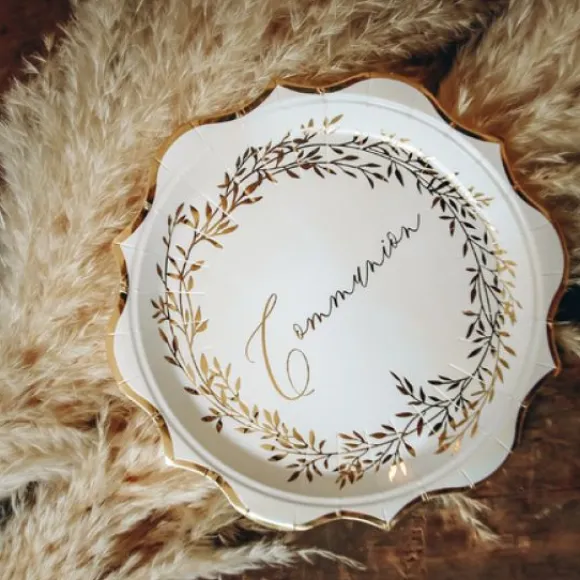 Assiettes En Carton Jolis Brins X 8 Pi Ces