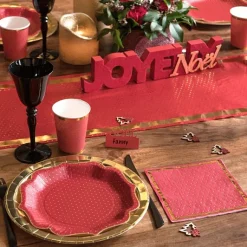 Assiettes En Carton Passe Partout Rouge 21Cm X 10 Pi Ces