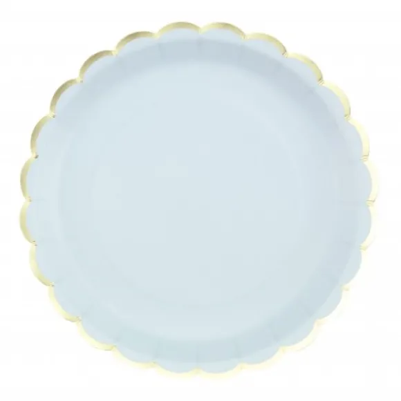 Assiettes Festonn Es 23 Cm Pastel Assortis X 8 Pi Ces