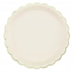Assiettes Festonn Es 23 Cm Pastel Assortis X 8 Pi Ces