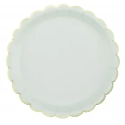 Assiettes Festonn Es 23 Cm Pastel Assortis X 8 Pi Ces