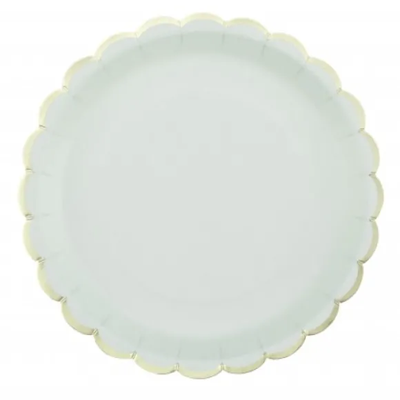 Assiettes Festonn Es 23 Cm Pastel Assortis X 8 Pi Ces