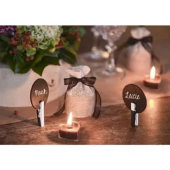 Aumoniere Dragees Jute Naturel X 4 Pi Ces