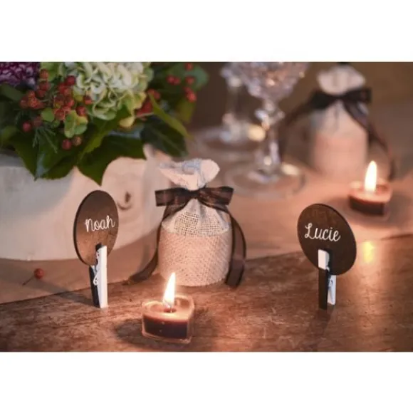 Aumoniere Dragees Jute Naturel X 4 Pi Ces