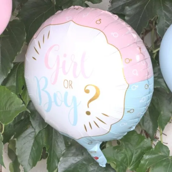Ballon Aluminium G Ant Gender Reveal Fille Ou Gar On 45 Cm