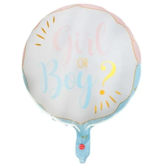 Ballon Aluminium G Ant Gender Reveal Fille Ou Gar On 45 Cm