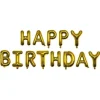 Ballon Aluminium Happy Birthday Or