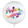 Ballon Aluminium Joyeux Anniversaire 40 Cm