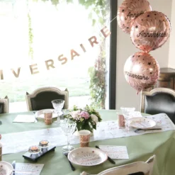 Ballon G Ant Joyeux Anniversaire Rose Gold 45 Cm