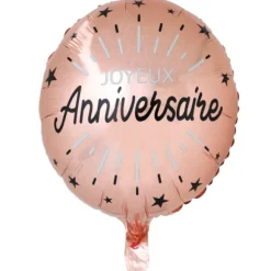 Ballon G Ant Joyeux Anniversaire Rose Gold 45 Cm
