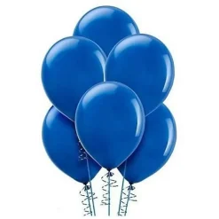 Ballon Gonflable Bleu Marine 30 Cm X 50 Pi Ces