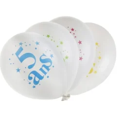 Ballon Gonflable Chiffre Joyeux Anniversaire X8