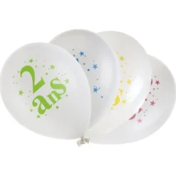 Ballon Gonflable Chiffre Joyeux Anniversaire X8