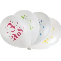 Ballon Gonflable Chiffre Joyeux Anniversaire X8