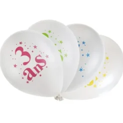 Ballon Gonflable Chiffre Joyeux Anniversaire X8