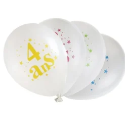 Ballon Gonflable Chiffre Joyeux Anniversaire X8